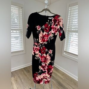 White House black market size 2 midi dress